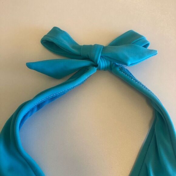 Ujena Blue Belize Halter Top Bikini Swimsuit Size L - Picture 6 of 16